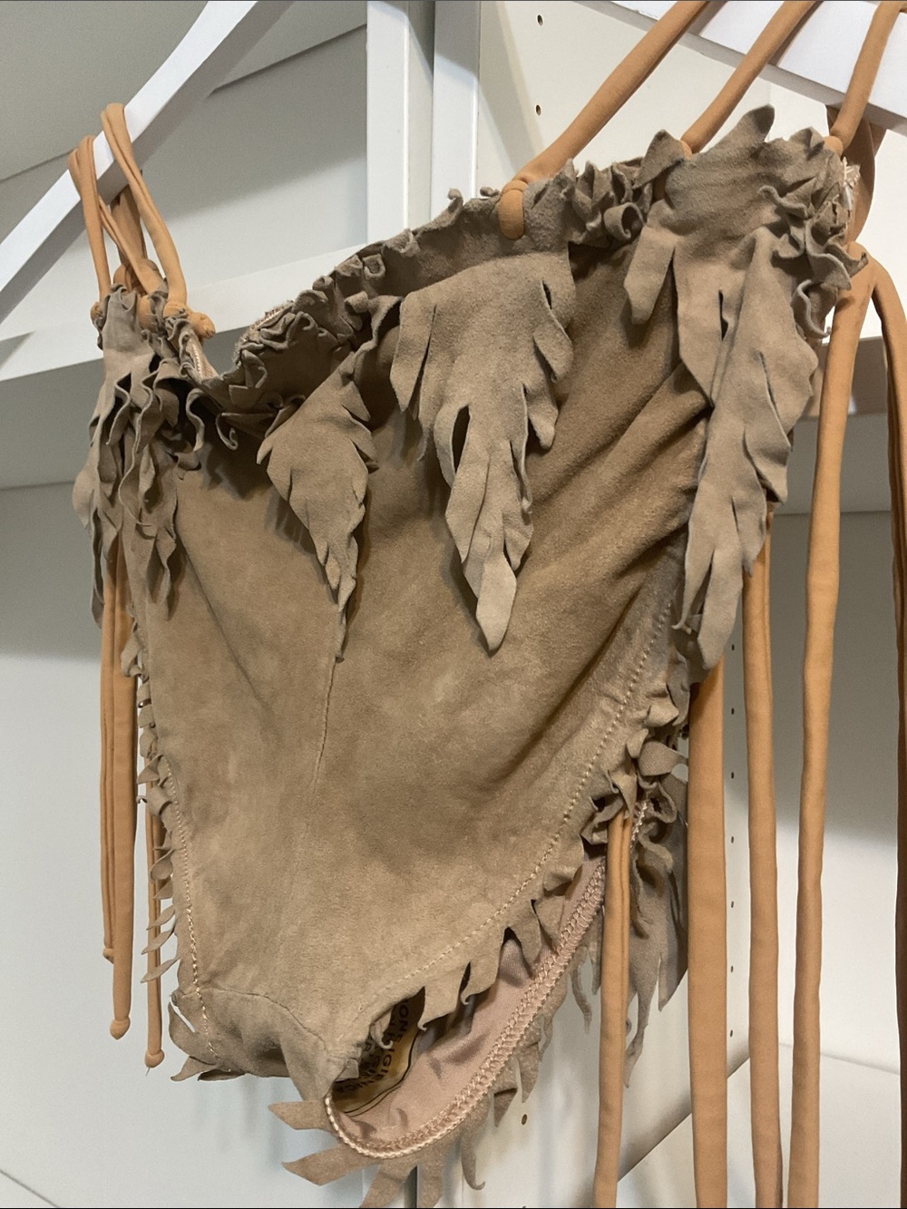 UJENA Diamond Head Chamois Bikini Bottom - 100% Suede • MED - Picture 7 of 12